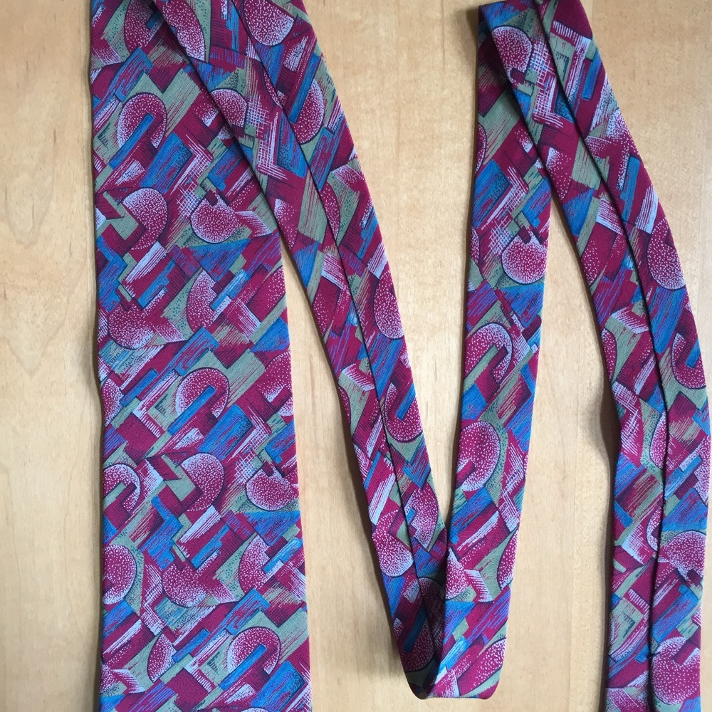 Silk Tie By taco rabanne Paris, Hand Made in Italy